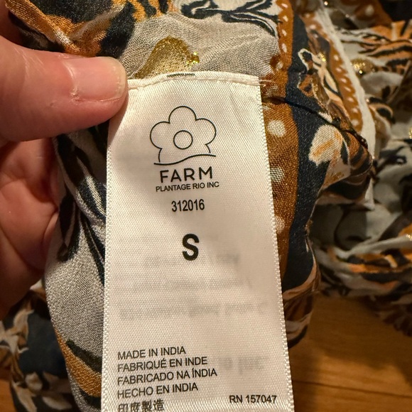 FARM Rio Women's Floral Tapestry Long sleeve Blouse - Picture 5 of 5